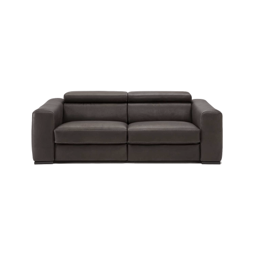 Natuzzi Editions B790 Forza Leather Sofa or Set (Option 2 - No Pleats) | Adjustable Headrest