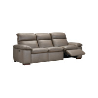 Palma Power Reclining Leather Sofa or Set With Power Headrests