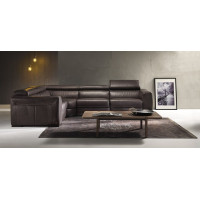 Natuzzi Editions B790 Forza Leather Sectional (Option 2 No Pleats) | Adjustable Headrest