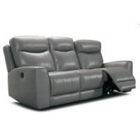 Viana Power Reclining Leather Sofa or Set With Power Headrest