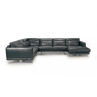 Aira Leather Sectional