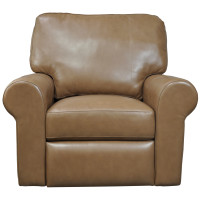 Ashlea Reclining Leather Sectional - Available with Power Recline | Power Lumbar