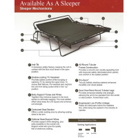 Ashlea Reclining Leather Sectional - Available with Power Recline | Power Lumbar