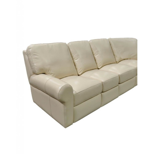 Asheboro Reclining Leather Sectional - Available with Power Recline | Power Lumbar