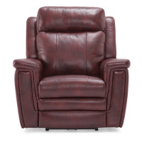 Anselia Power Reclining Leather Sofa or Set - Available With Power Tilt Headrest