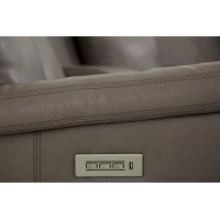 Anselia Power Reclining Leather Sofa or Set - Available With Power Tilt Headrest