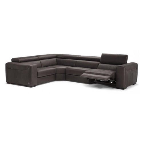 Natuzzi Editions B790 Forza Leather Sectional (Option 2 No Pleats) | Adjustable Headrest