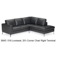 Natuzzi Editions B845 Sollievo Leather Sectional
