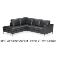 Natuzzi Editions B845 Sollievo Leather Sectional