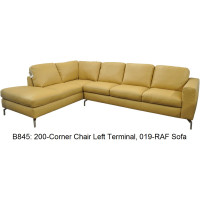 Natuzzi Editions B845 Sollievo Leather Sectional