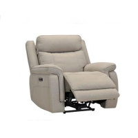 Bayce Power Reclining Leather Sofa or Set with Power Headrests Power Lumbar