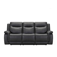 Bayce Power Reclining Leather Sofa or Set with Power Headrests Power Lumbar