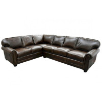Auria Leather Sectional