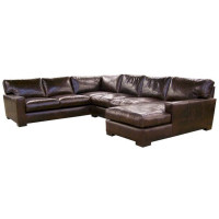 Max Oversized Seating Leather Sectional