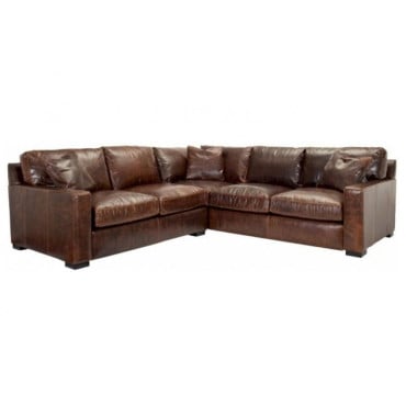Max Deep Or Regular Seating Leather Sectional Get FREE Leather Samples