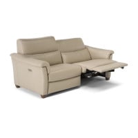 Natuzzi Editions C068 Astuzia Power Reclining Leather Sofa or Set - Available With Power Tilt Headrest | Power Lumbar