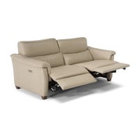 Natuzzi Editions C068 Astuzia Power Reclining Leather Sofa or Set - Available With Power Tilt Headrest | Power Lumbar