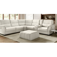Natuzzi Editions C068 Astuzia Leather Sectional - Available With Power Tilt Headrest | Power Lumbar