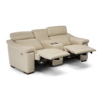 Natuzzi Editions C115 Giulivo Power Reclining Leather Sofa or Set | Power Headrest