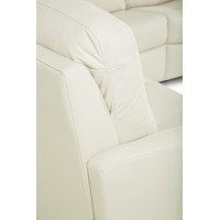 Camira Reclining Leather Sofa or Set with Power Tilt Headrest