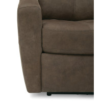 Camira Reclining Leather Sofa or Set with Power Tilt Headrest