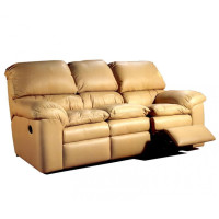 Dario Reclining Leather Sofa or Set - Available with Power Recline | Power Lumbar