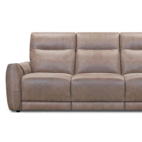 Camra Power Reclining Leather Sofa or Set With Power Headrest