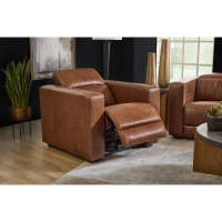 Flexsteel Austin Power Reclining Leather Sofa or Set With Power Tilt Headrest