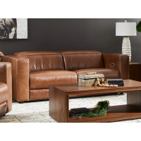 Flexsteel Austin Power Reclining Leather Sofa or Set With Power Tilt Headrest