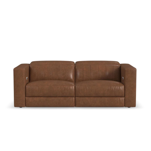 Flexsteel Austin Power Reclining Leather Sofa or Set With Power Tilt Headrest