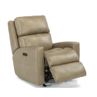 Flexsteel Catalina Power Reclining Leather Sofa or Set With Power Tilt Headrest