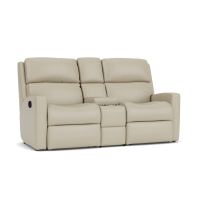 Flexsteel Catalina Power Reclining Leather Sofa or Set With Power Tilt Headrest