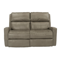 Flexsteel Catalina Power Reclining Leather Sofa or Set With Power Tilt Headrest