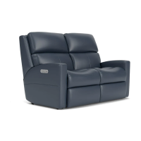 Flexsteel Catalina Power Reclining Leather Sofa or Set With Power Tilt Headrest