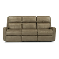 Flexsteel Catalina Power Reclining Leather Sofa or Set With Power Tilt Headrest