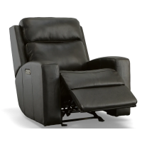 Flexsteel Cody Power Reclining Leather Sofa or Set With Power Tilt Headrest