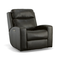 Flexsteel Cody Power Reclining Leather Sofa or Set With Power Tilt Headrest