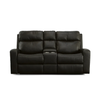Flexsteel Cody Power Reclining Leather Sofa or Set With Power Tilt Headrest