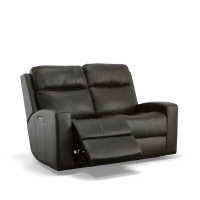 Flexsteel Cody Power Reclining Leather Sofa or Set With Power Tilt Headrest