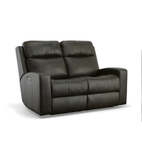 Flexsteel Cody Power Reclining Leather Sofa or Set With Power Tilt Headrest