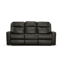 Flexsteel Cody Power Reclining Leather Sofa or Set With Power Tilt Headrest