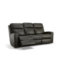Flexsteel Cody Power Reclining Leather Sofa or Set With Power Tilt Headrest