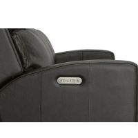 Flexsteel Cody Power Reclining Leather Sofa or Set With Power Tilt Headrest