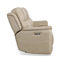 Flexsteel Crew Power Reclining Leather Sofa or Set - With Power Tilt Headrest | Power Lumbar