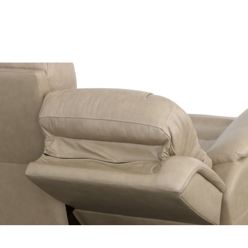 Flexsteel Crew Power Reclining Leather Sofa or Set - With Power Tilt Headrest | Power Lumbar