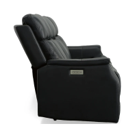 Flexsteel Easton Power Reclining Leather Sofa or Set With Power Tilt Headrest | Power Lumbar