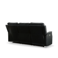 Flexsteel Easton Power Reclining Leather Sofa or Set With Power Tilt Headrest | Power Lumbar