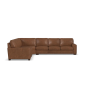 Flexsteel Endurance Stationary Leather Sectional