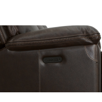 Flexsteel Fenwick Power Reclining Leather Sofa or Set With Power Tilt Headrest