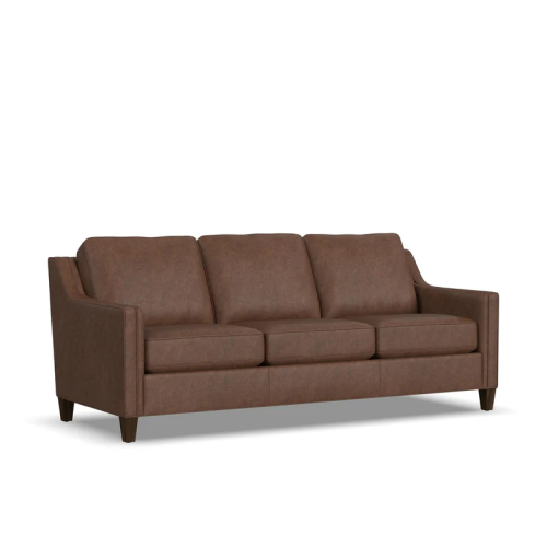 Flexsteel Finley Power Inclining Leather Sofa or Stationary Leather Sofa Set (Back Is Stationary On Recliners)